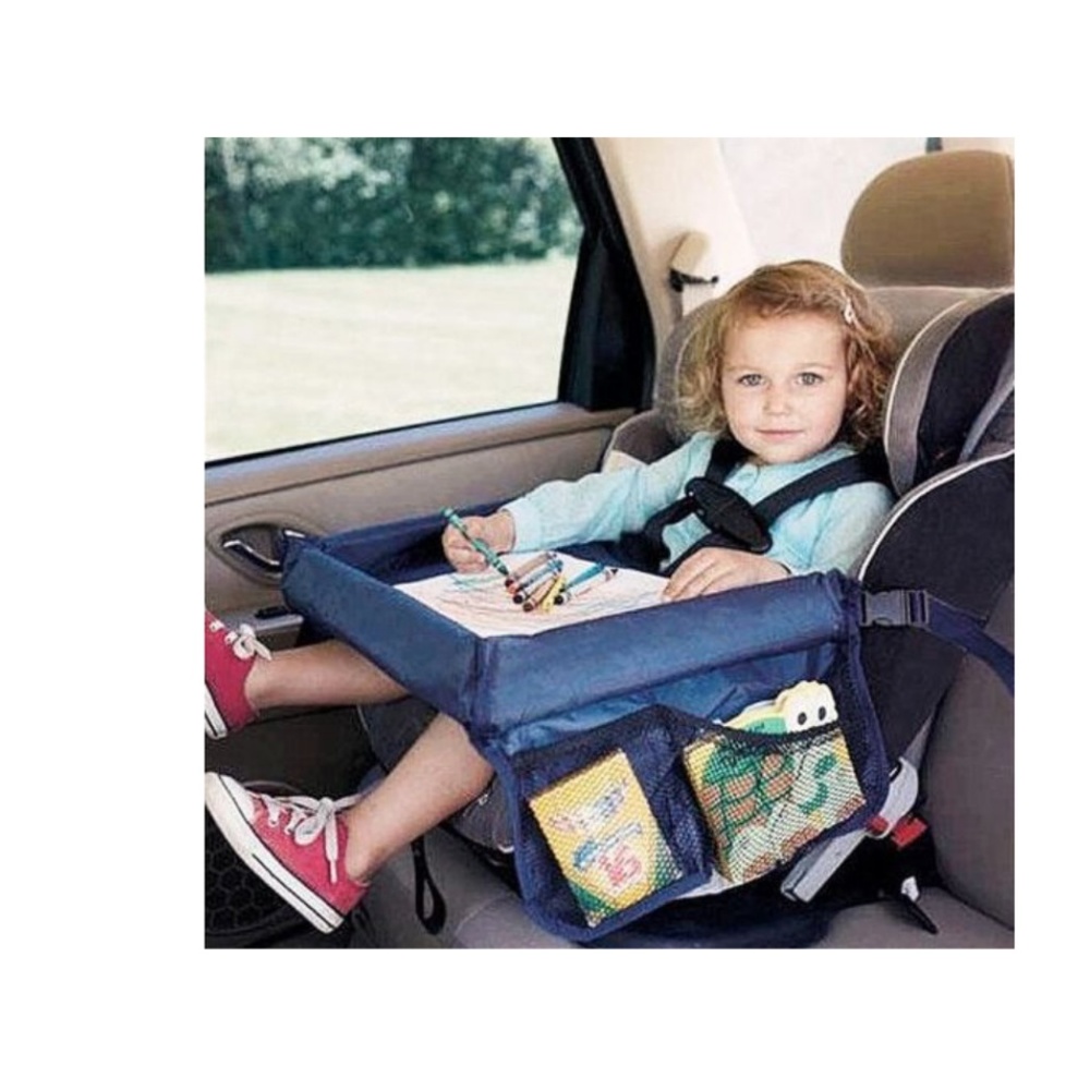 Kids Travel Tray –Portable Toddler Snack New